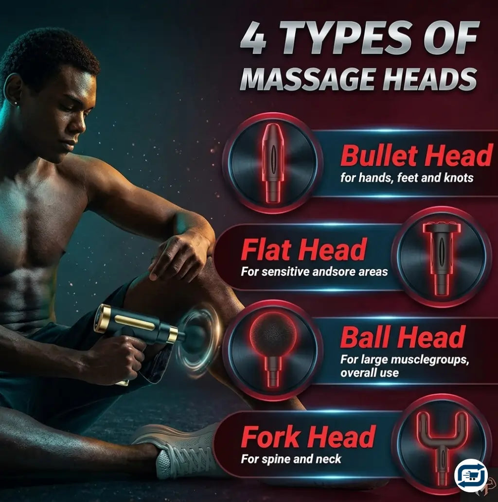 Massage Gun with LCD Touch Screen