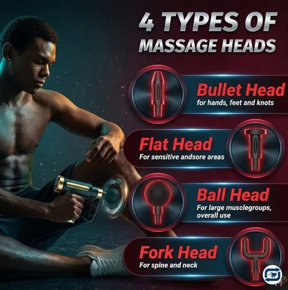 Massage Gun with LCD Touch Screen