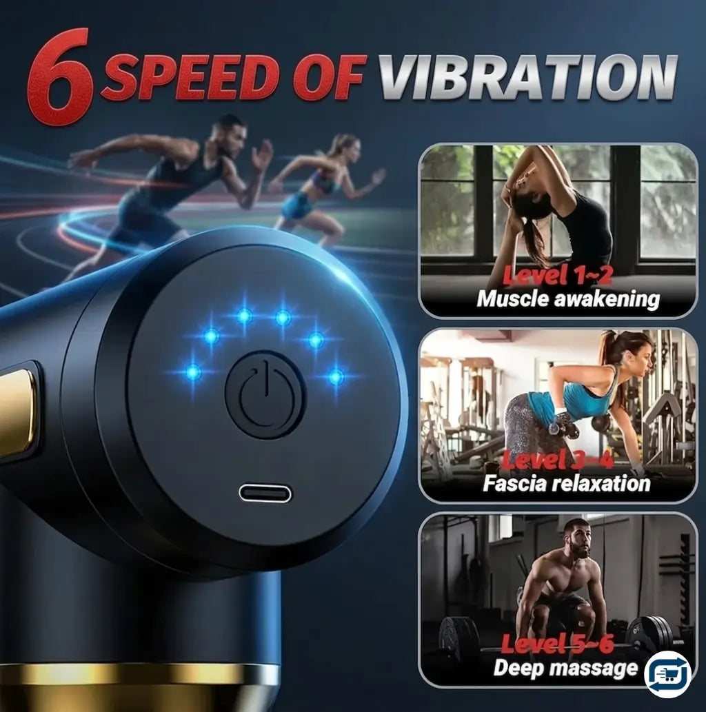 Massage Gun with LCD Touch Screen
