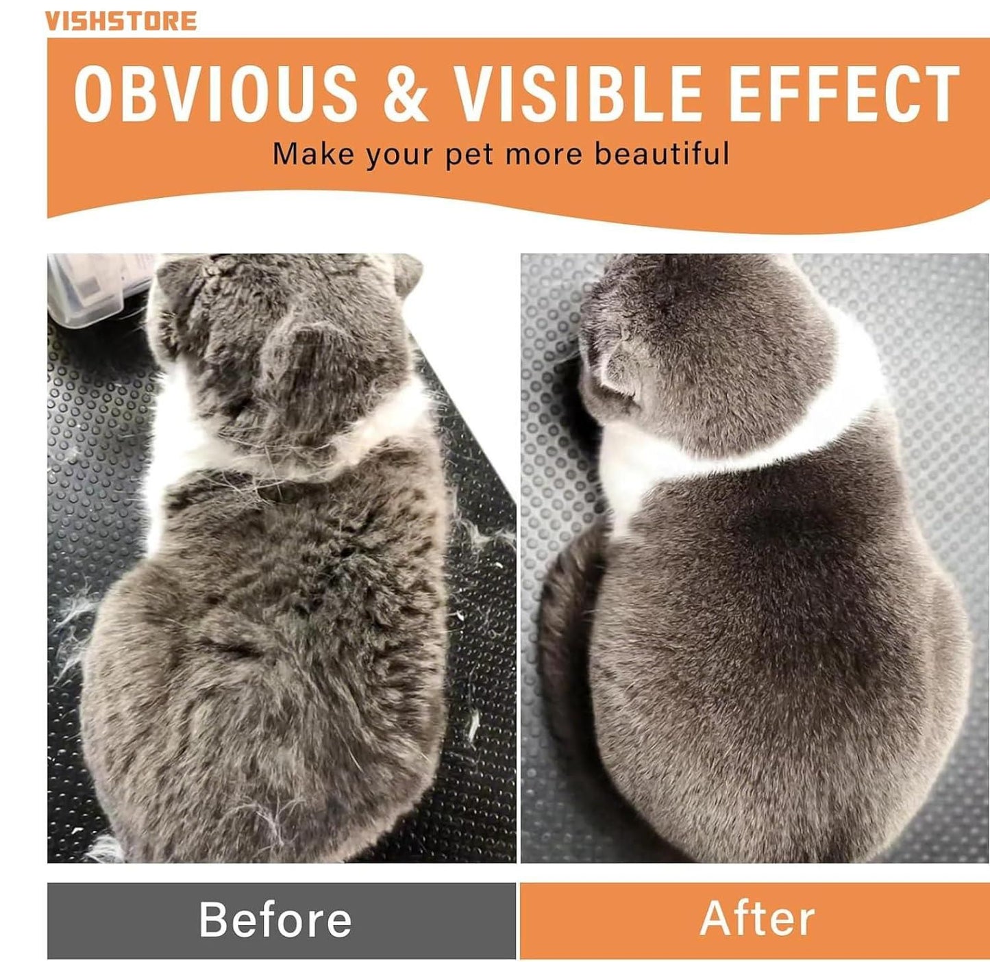 Steam Brush for Dog & Cat